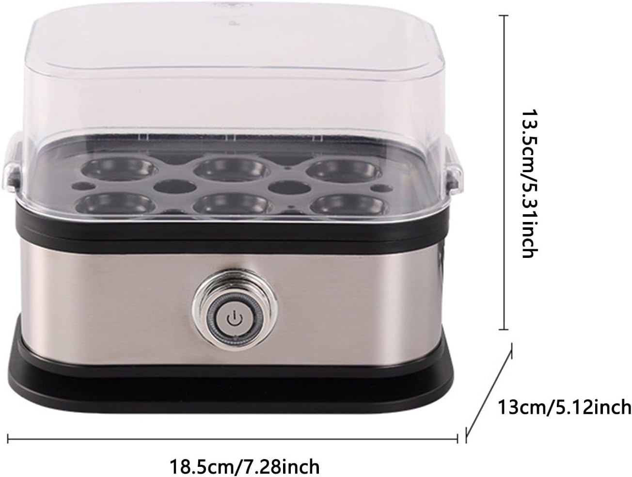 🏆Flash Sale⚡ 50K+ SOLD! Almost Gone-💥Effortless Egg Cooking with the Ultimate Stainless Steel Egg Cooker 🍳✨ .Best gifts