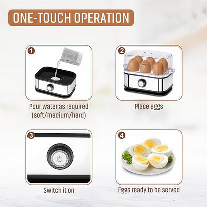 🏆Flash Sale⚡ 50K+ SOLD! Almost Gone-💥Effortless Egg Cooking with the Ultimate Stainless Steel Egg Cooker 🍳✨ .Best gifts