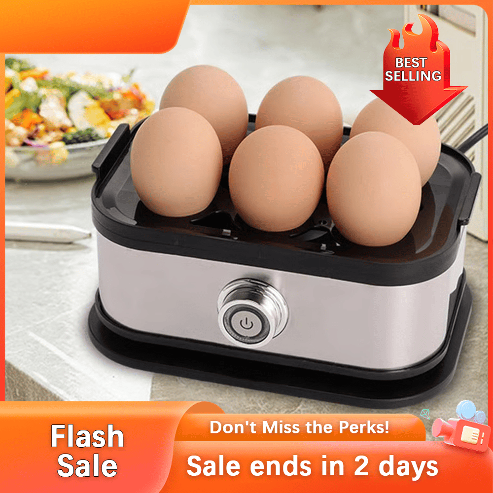 🏆Flash Sale⚡ 50K+ SOLD! Almost Gone-💥Effortless Egg Cooking with the Ultimate Stainless Steel Egg Cooker 🍳✨ .Best gifts